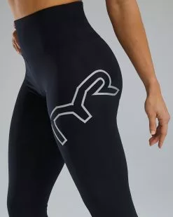TYR Base Kinetic™ Women's High-Rise Full Length Logo Leggings - Solid 15 TYR Base Kinetic™ Women's High-Rise Full Length Logo Leggings - Solid -TYR Sales B39018 001 alt06