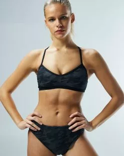 TYR Durafast Elite® Women's Classic Bikini Bottom - Blackout Camo -TYR Sales BBCA7A 022 alt07 1