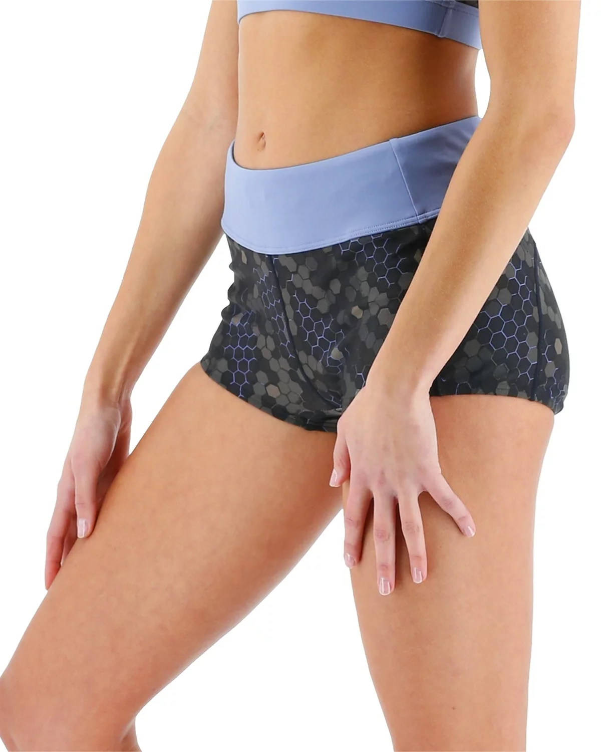 TYR Durafast Elite® Women's Casey Boyshort - Carbon Hex 6 TYR Durafast Elite® Women's Casey Boyshort - Carbon Hex - Image 4