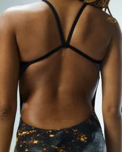 TYR Durafast Elite® Women's Cutoutfit Swimsuit - Pyrite -TYR Sales CPYR7A 751 alt10