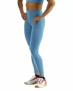 TYR Joule Elite™ Women's High-Waisted 7/8 Leggings - Solid -TYR Sales FEHLSO3A 439 alt03