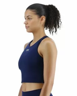 TYR Joule Elite™ Women's High Neck Sports Bra - Solid 11 TYR Joule Elite™ Women's High Neck Sports Bra - Solid -TYR Sales FEHNSO3A 401 alt03