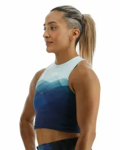 TYR Base Kinetic™ Women's Cropped High Neck Tank - Forge -TYR Sales FGCHTF3A 461 alt03