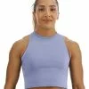 TYR Base Kinetic™ Women's Cropped High Neck Tank - Solid 2 TYR Base Kinetic™ Women's Cropped High Neck Tank - Solid -TYR Sales FGCHTS3A 986 main01