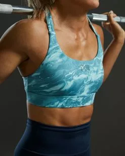 TYR Base Kinetic™ Women's Dual Strap Sports Bra - Aqueous 20 TYR Base Kinetic™ Women's Dual Strap Sports Bra - Aqueous -TYR Sales FGDSAQ3A 988 alt09