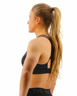 TYR Base Kinetic™ Women's Dual Strap Sports Bra - Blackout Camo -TYR Sales FGDSBC3A 001 alt04