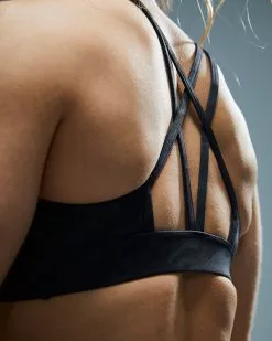 TYR Base Kinetic™ Women's Dual Strap Sports Bra - Blackout Camo -TYR Sales FGDSBC3A 001 alt08