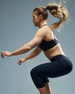 TYR Base Kinetic™ Women's Dual Strap Sports Bra - Blackout Camo -TYR Sales FGDSBC3A 001 alt10