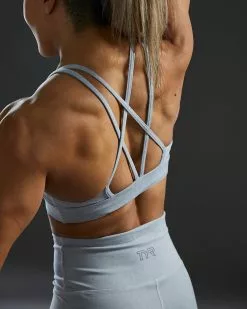 TYR Base Kinetic™ Women's Dual Strap Sports Bra - Heather -TYR Sales FGDSSH3A 254 alt09