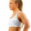 TYR Base Kinetic™ Women's High Neck Sports Bra - Whiteout Camo -TYR Sales FGDSWC3A 100 alt03
