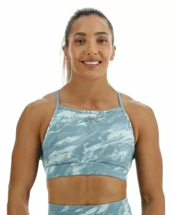 TYR Base Kinetic™ Women's High Neck Sports Bra - Aqueous