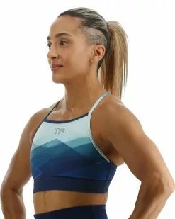 TYR Base Kinetic™ Women's High Neck Sports Bra - Forge -TYR Sales FGHFO3A 461 alt03