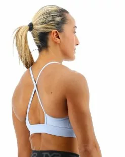 TYR Base Kinetic™ Women's High Neck Big Logo Sports Bra - Solid -TYR Sales FGHSOL3A 926 alt05