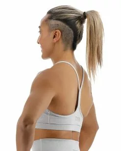 TYR Base Kinetic™ Women's V-Neck Sports Bra - Heather -TYR Sales FGVSH3A 254 alt04