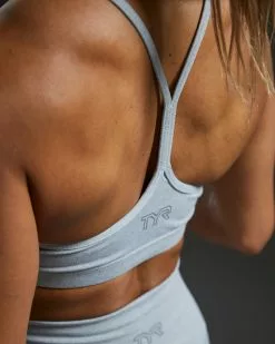 TYR Base Kinetic™ Women's V-Neck Sports Bra - Heather -TYR Sales FGVSH3A 254 alt10