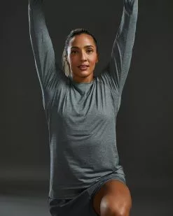 TYR ClimaDry™ Women's Raglan Long Sleeve Tee - Solid / Heather -TYR Sales FPTLRS3A 966 alt10