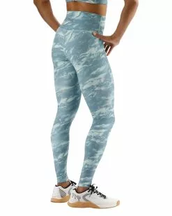 TYR Base Kinetic™ Women's High-Rise Full Length Leggings - Aqueous 12 TYR Base Kinetic™ Women's High-Rise Full Length Leggings - Aqueous -TYR Sales FTFHRA3A 988 alt05