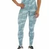 TYR Base Kinetic™ Women's High-Rise Full Length Leggings - Aqueous -TYR Sales FTFHRA3A 988 main01