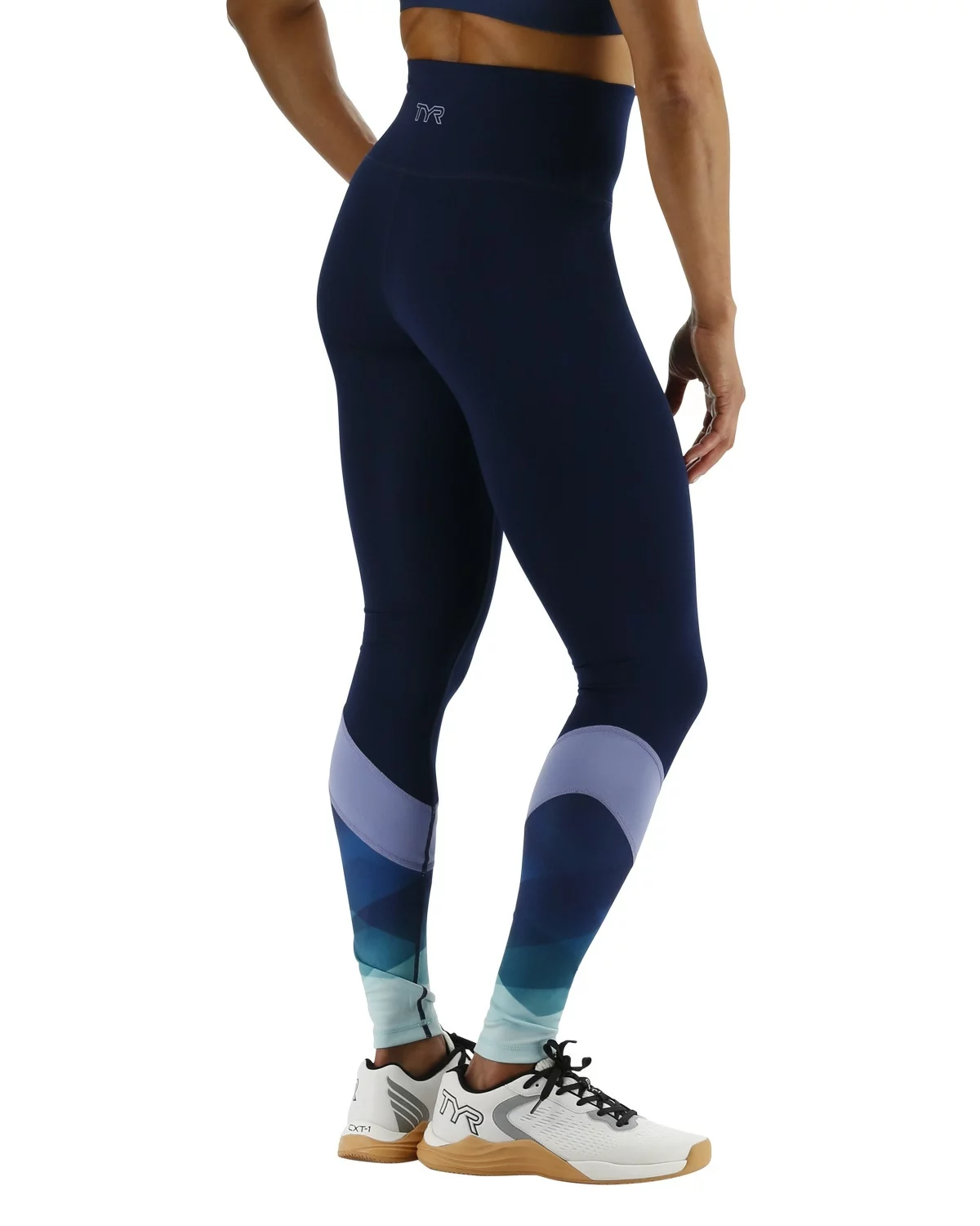 TYR Base Kinetic™ Women's High-Rise Full Length Leggings - Forge 7 TYR Base Kinetic™ Women's High-Rise Full Length Leggings - Forge - Image 5