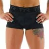 TYR Base Kinetic™ Women's Mid-Rise 2" Logo Short - Blackout Camo