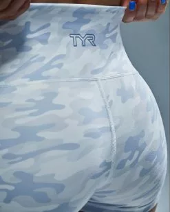 TYR Base Kinetic™ Women's High-Rise 2" Short - Whiteout Camo 18 TYR Base Kinetic™ Women's High-Rise 2" Short - Whiteout Camo -TYR Sales FTMRSW3A 100 alt07