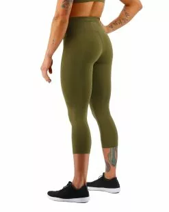 TYR Base Kinetic™ Women's High-Rise 3/4 Leggings - Solid -TYR Sales FTTMRS3A 932 alt03