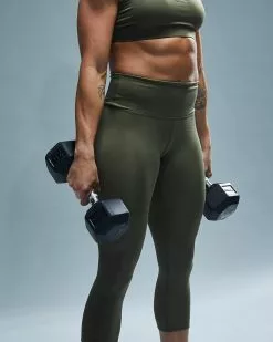 TYR Base Kinetic™ Women's High-Rise 3/4 Leggings - Solid -TYR Sales FTTMRS3A 932 alt07