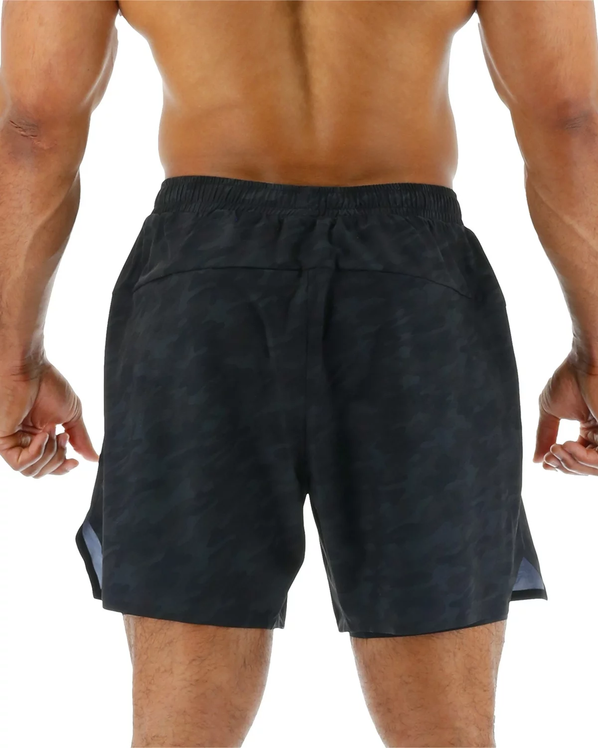 TYR Hydrosphere™ Men's Lined 6" Momentum Shorts - Blackout Camo 4 TYR Hydrosphere™ Men's Lined 6" Momentum Shorts - Blackout Camo - Image 2