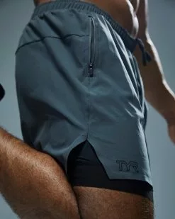TYR Hydrosphere™ Men's Lined 6" Momentum Shorts - -TYR Sales MASLSO3A 927 alt07
