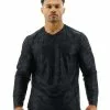 TYR Airtec™ Men's Long Sleeve Tee - Blackout Camo -TYR Sales MPTLBC3A 001 main01