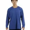 TYR ClimaDry™ Men's Raglan Long Sleeve Tech Tee - Solid / Heather -TYR Sales MPTLRS3A 981 main01