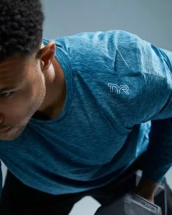 TYR Airtec™ Men's Long Sleeve Tee - Solid -TYR Sales MPTLSO3A 928 alt07