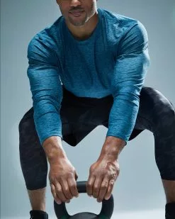 TYR Airtec™ Men's Long Sleeve Tee - Solid -TYR Sales MPTLSO3A 928 alt08