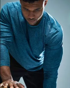 TYR Airtec™ Men's Long Sleeve Tee - Solid -TYR Sales MPTLSO3A 928 alt09