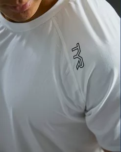 TYR ClimaDry™ Men's Raglan Tech Tee - Solid / Heather -TYR Sales MPTRSO3A 100 alt07