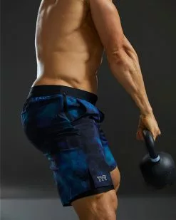 TYR Hydrosphere™ Men's Lined 7" Unbroken Shorts - Cosmic Night -TYR Sales MUSLCN3A 978 alt07