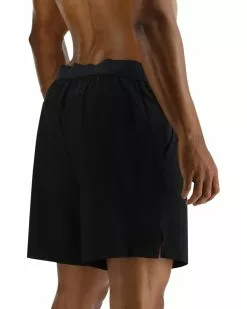 TYR Hydrosphere™ Men's Lined 7" Unbroken Big Logo Shorts - Solid -TYR Sales MUSLSL3A 001 alt05