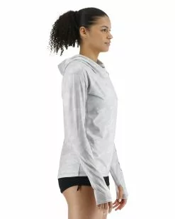 TYR SunDefense™ Women's Vented Hooded Shirt - Camohex -TYR Sales PLHCAX7A 990 alt05
