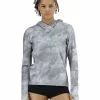 TYR SunDefense™ Women's Vented Hooded Shirt - Turbulent