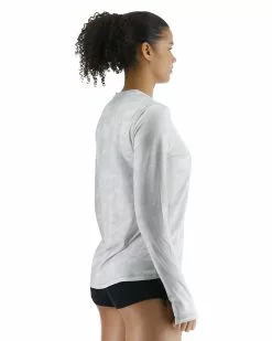 TYR SunDefense™ Women's Vented Long Sleeve Crew Shirt - Camohex -TYR Sales PLSCAX7A 990 alt05