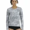TYR SunDefense™ Women's Vented Long Sleeve Crew Shirt - Turbulent -TYR Sales PLSTUR7A 988 main01