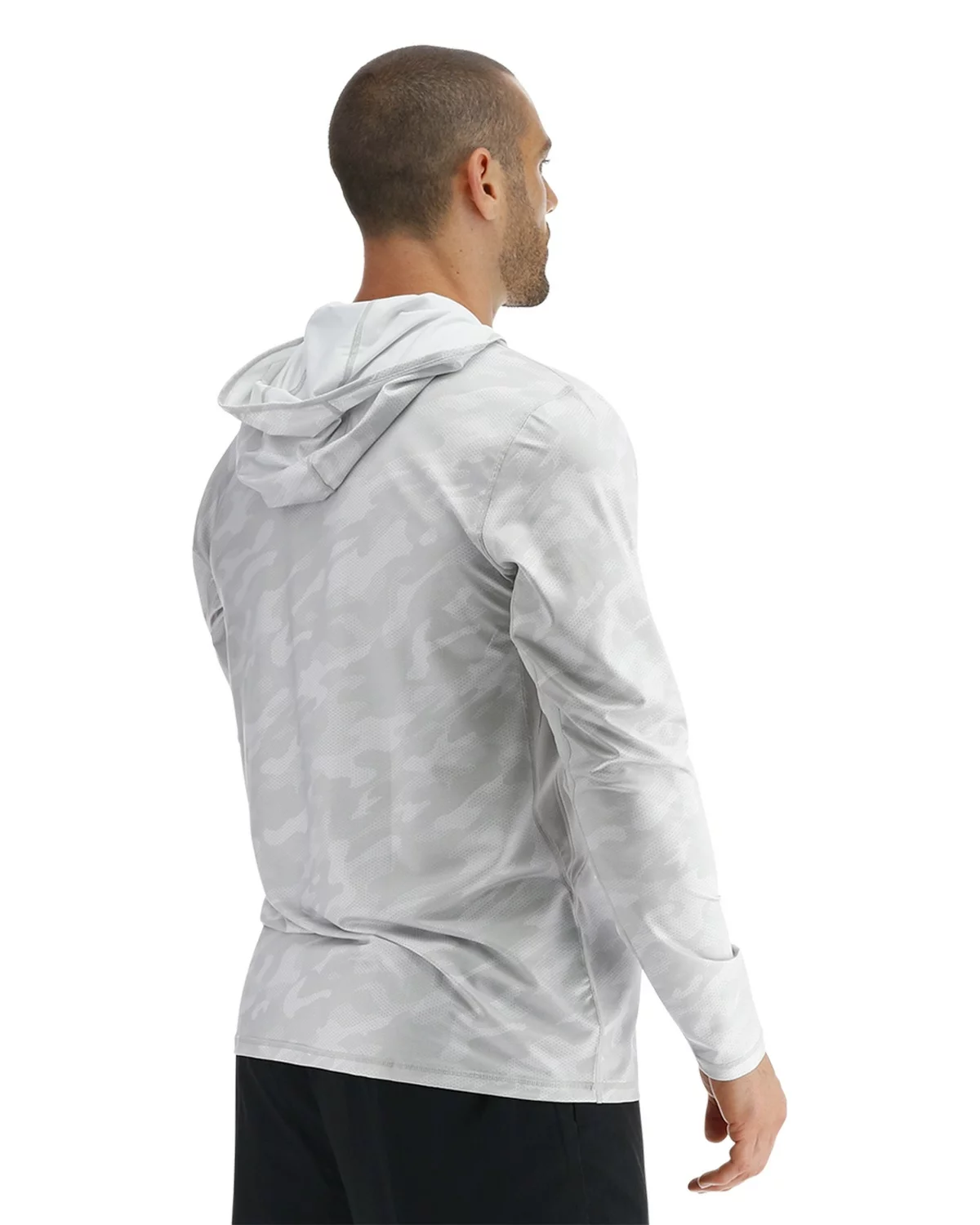 TYR SunDefense™ Men's Vented Hooded Shirt - Camohex 7 TYR SunDefense™ Men's Vented Hooded Shirt - Camohex - Image 5
