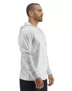 TYR SunDefense™ Men's Vented Hooded Shirt - Camohex 17 TYR SunDefense™ Men's Vented Hooded Shirt - Camohex -TYR Sales PMLHCA7A 990 alt06