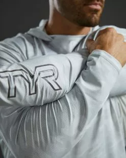 TYR SunDefense™ Men's Vented Hooded Shirt - Camohex 21 TYR SunDefense™ Men's Vented Hooded Shirt - Camohex -TYR Sales PMLHCA7A 990 alt10