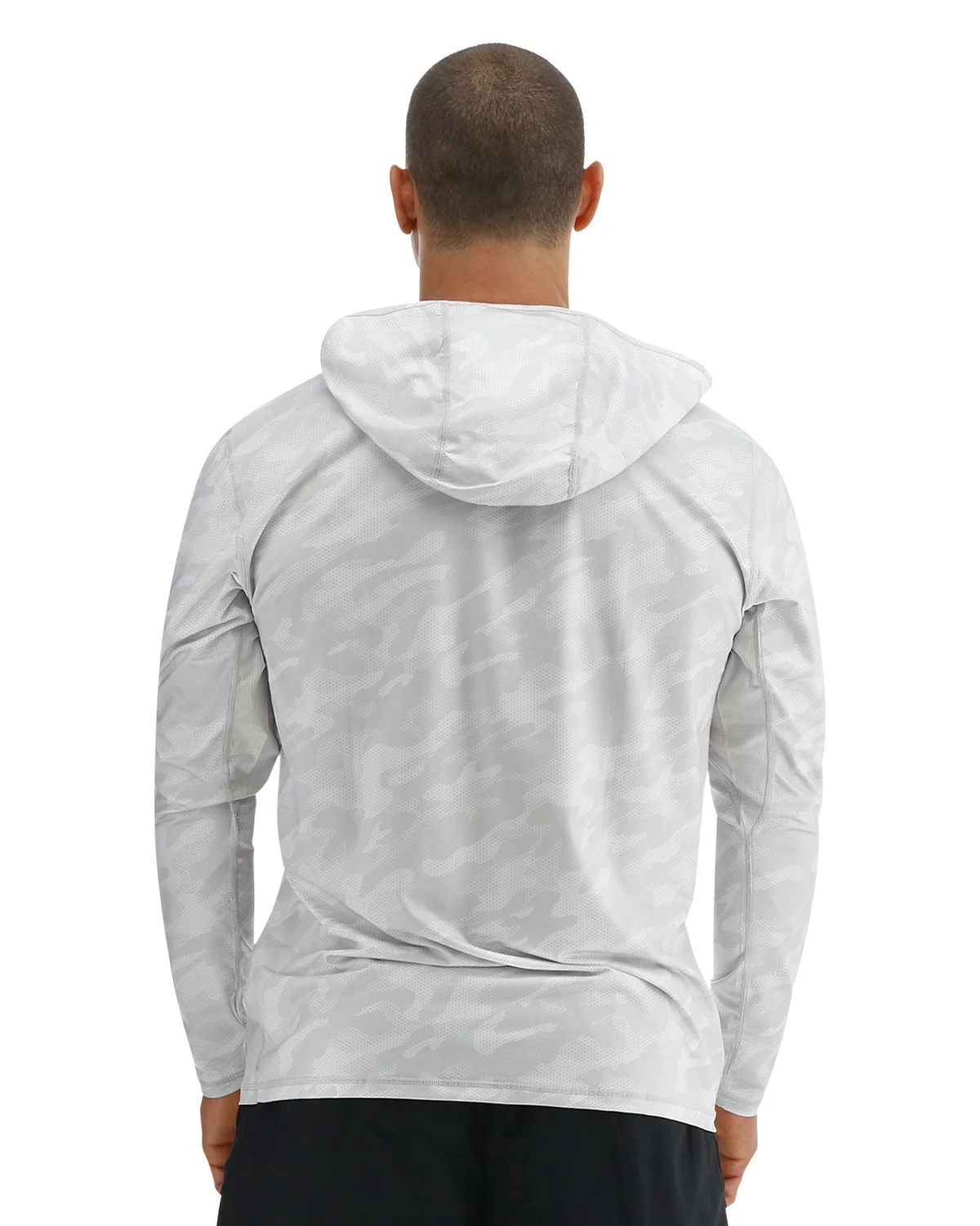 TYR SunDefense™ Men's Vented Hooded Shirt - Camohex 4 TYR SunDefense™ Men's Vented Hooded Shirt - Camohex - Image 2