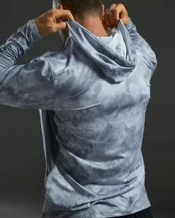 TYR SunDefense™ Men's Vented Hooded Shirt - Turbulent -TYR Sales PMLHTU7A 988 alt08