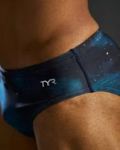 TYR Durafast Elite® Men's Brief Swimsuit - Cosmic Night -TYR Sales RCMN7A 978 alt07