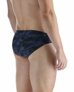 TYR Durafast Elite® Men's Brief Swimsuit - Midnight Camo -TYR Sales RMCM7A 401 alt05