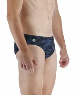 TYR Durafast Elite® Men's Brief Swimsuit - Midnight Camo -TYR Sales RMCM7A 401 alt06