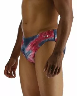 TYR Durafast Elite® Men's Brief Swimsuit - Starhex -TYR Sales RSHX7A 611 alt03